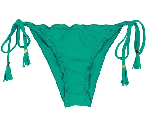 Green Side Tie Scrunch Brazilian Bikini Bottom Bottom 18868 Hot Sex Picture
