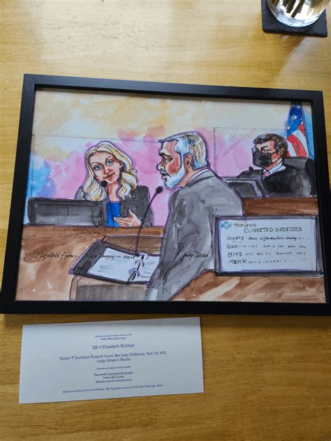 Contacted The Courtroom Sketch Artist For A Signed Print Rtheranos