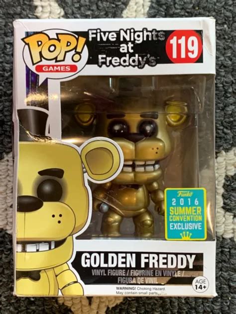 Funko Pop Games Five Nights At Freddys 119 Golden Freddy 2016 Summer