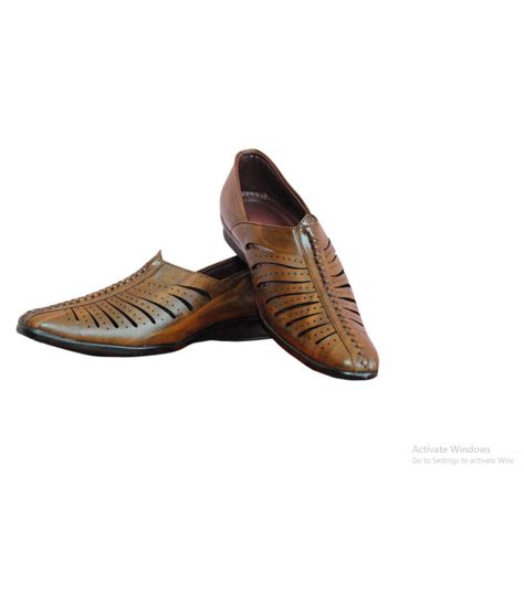 ef brown leather sandals buy ef brown leather sandals online at best prices in india on snapdeal