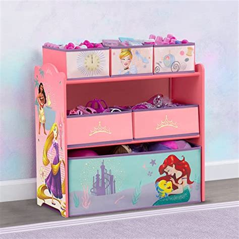 Delta Children Design And Store 6 Bin Toy Storage Organizer Disney Princess