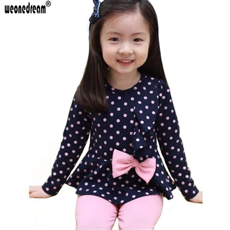 Weonedream 2017 Baby Girl Clothes Children Clothing Polka Dot Cute Suit