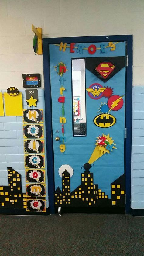 Superhero Classroom Door Superhero Classroom Door Superhero