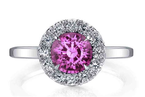 Real Pink Diamond Engagement Rings Wedding And Bridal Inspiration