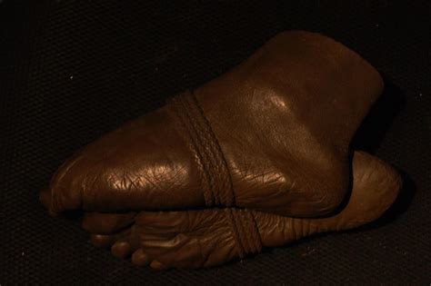 bound feet 3 by creativebodycasting on deviantart