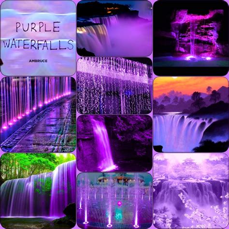 Waterfalls Purple Reign All Things Purple Purple