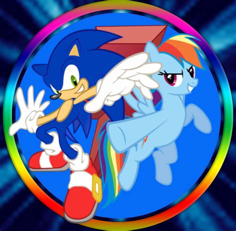 Sonic And Rainbow Dash By Bronysonicyoutube On Deviantart
