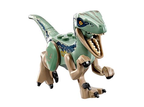 Lego Jurassic World Fallen Kingdom Dinosaur Raptor Blue