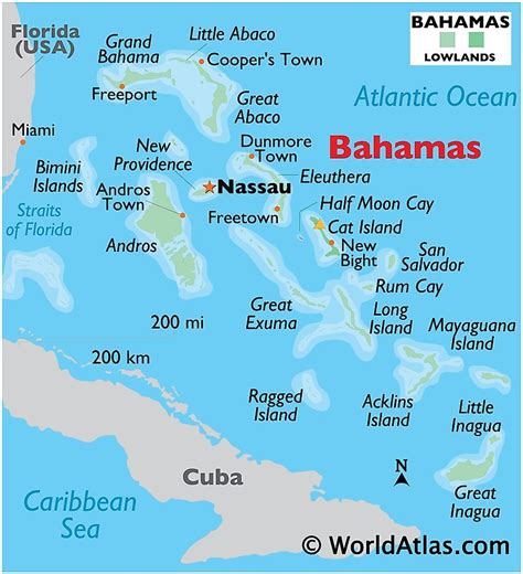 The Bahamas Maps And Facts World Atlas Les Bahamas Bahamas Honeymoon