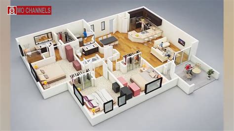 Best 30 Home Design With 3 Bedroom Floor Plans Ideas Youtube