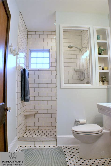 Historic Home Added A Master Bath 4x8 White Subway Tile Large