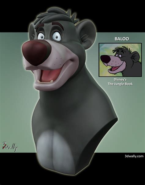 Artstation Baloo Disneys The Jungle Book