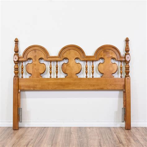 This Country Chic Headboard Is Featured In A Solid Wood With A Glossy