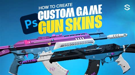 How To Create Custom Game Gun Skins In Photoshop Youtube