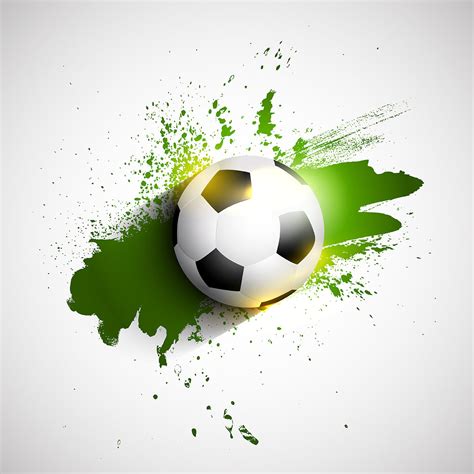 Grunge Football Soccer Ball Background 233856 Vector Art At Vecteezy