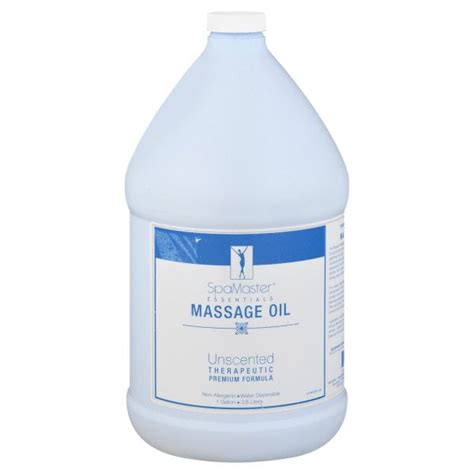 Master Massage 1 Gallon Unscented Vitamin Rich Massage Oil