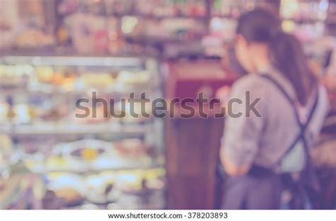 Image Blur Bakery Shop Bokeh Background Stock Photo 378203893