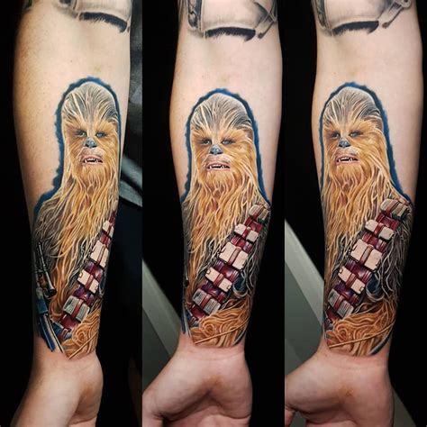 Tattoo Uploaded By Tattoodo Chewbacca Tattoo By Amy Edwards
