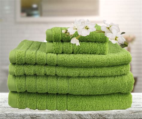 900 gram 2pc egyptian cotton bath towel specifications: Egyptian Cotton Bath Towel 6 Pieces Combo Set Lime Green ...