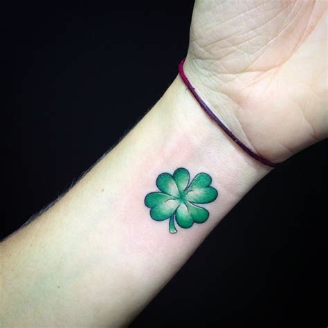 70 Best Four Leaf Clover Tattoo Ideas And Designs Lucky Plant 2018