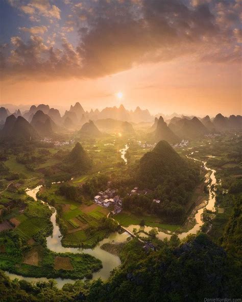 The Buildings In Guilin In China Are Limited To About 20 Floors So That