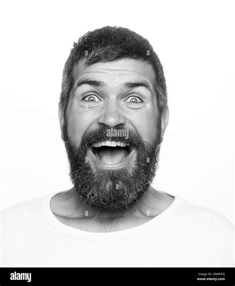 Happy Man Smile Face Smiling Bearded Guy Positive Human Facial