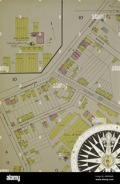 Carte De Trenton Banque De Photographies Et Dimages à Haute Résolution