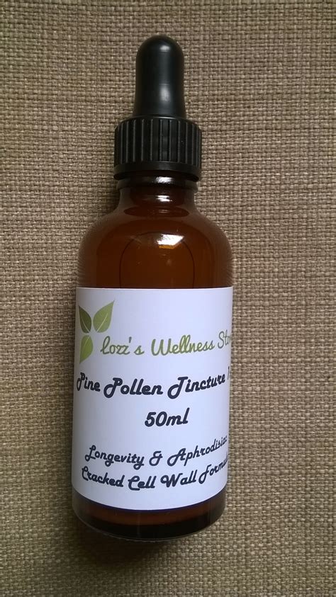 Crafting the best pine pollen tinctures. Organic Pine Pollen Tincture 1:3 50ml - Lozz's Wellness Store