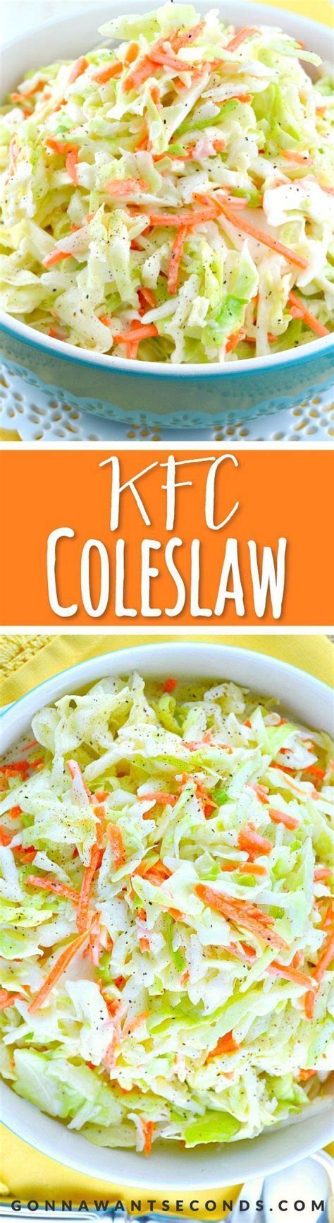 KFC Coleslaw Recipe This Is An Amazing Copycat Version Of The Famous