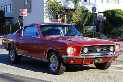 1968 Ford Mustang Fastback 27765 Miles Candy Apple Red Fastback 289cid