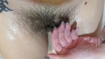 Washing My Hairy Pussy And Playing With My Pubic Hair Modelhub Com