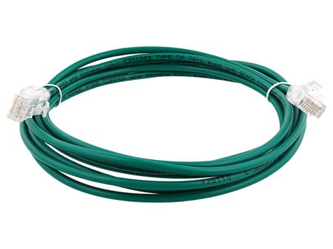Cat6 Mini Patch Cable 10 Ft Green Booted At Cables N More