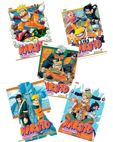 Box Naruto Gold Vols 1 Ao 5 Mercado Livre