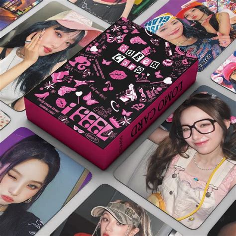 55pcs Box Kpop Gidle Queen Card I Feel Lomo Photocards Minnie New Album