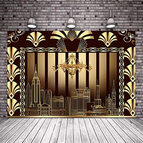 Avezano Roaring S Party Backdrop The Great Gatsby Party Art Bday Background X Ft S