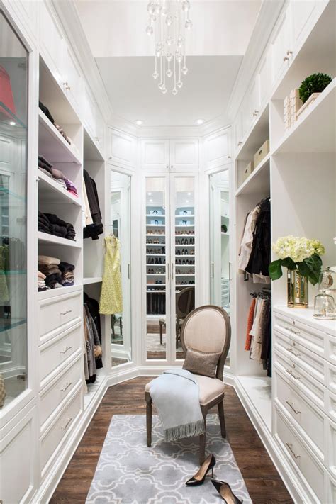 Spacious Walk In Closet Blends Efficiency With High Style Hgtv