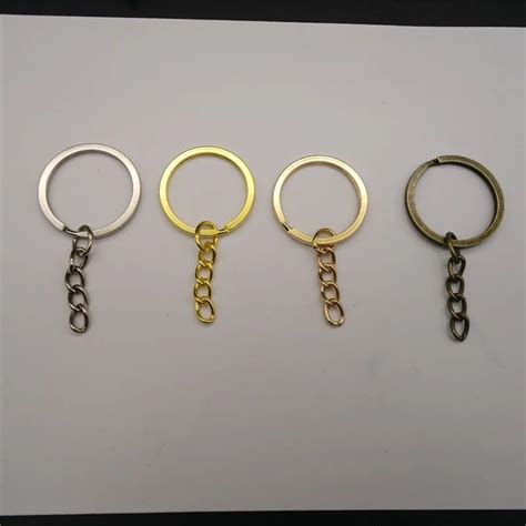 Aclovex 20pcslot Diameter 28mm Iron Metal Key Rings Key Chains Antique