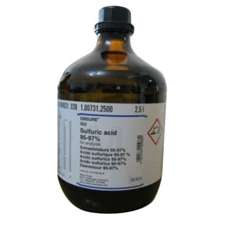 Prepared at the 20th jecfa (1976), published in fns 1b (1977) and in fnp 52 (1992). SULFURIC ACID MECRK 1.00731.2500, H2SO4 - Dwilab Mandiri