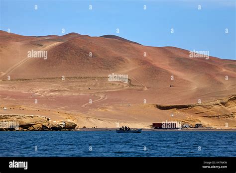 barco y las zonas áridas de la península de paracas reserva nacional de paracas provincia de