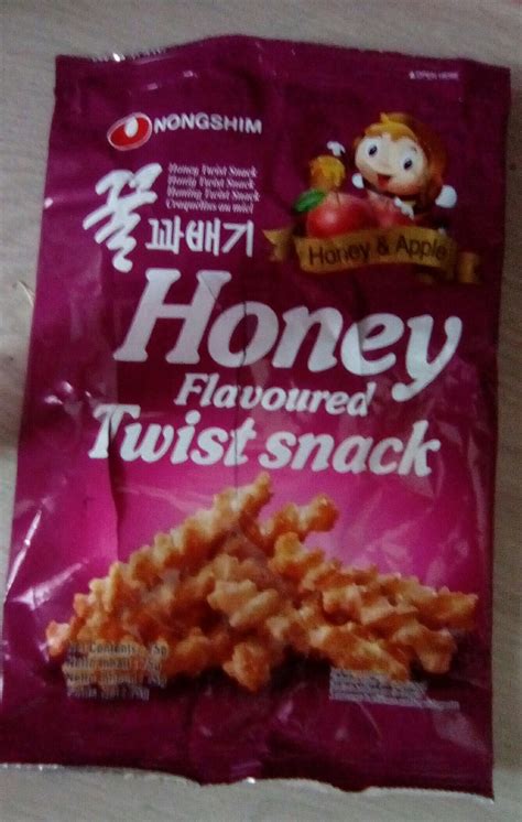 Honey Flavoured Twist Snack Nongshim 75 G