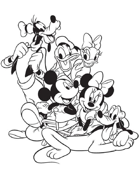 Free disney color by number printables disney coloring pages. minnie mouse clubhouse coloring pages free | Mickey mouse ...
