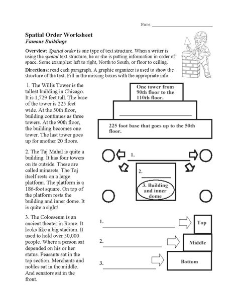 Text Structure Worksheets Free For Primary Grades