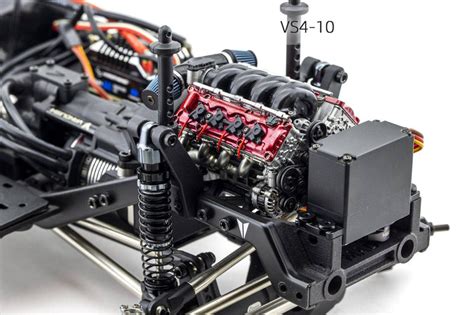 Mad Rc Diy V8 Engine Model Kit For Capra Vs4 10 Pro Build Your Own V8
