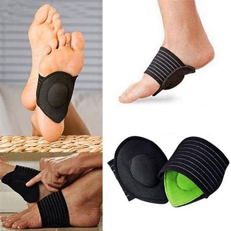 Sj 2pcs Achy Arch Support Shock Knee Feet Foot Heel Pain Absorber