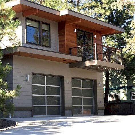 Nice 35 Modern Garage Apartment Designs Ideas