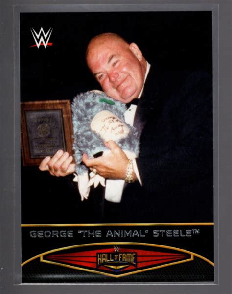 2015 Topps Wwe Road Wrestlemania Hall Of Fame 4 George The Animal