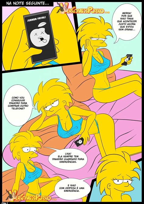 Os Simpsons A Sedução de Lisa Hentai e Quadrinhos Eroticos