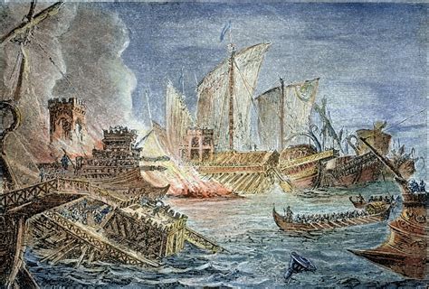 Posterazzi Battle Of Actium 31 Bc Nvictory Of Octavian Later Emperor