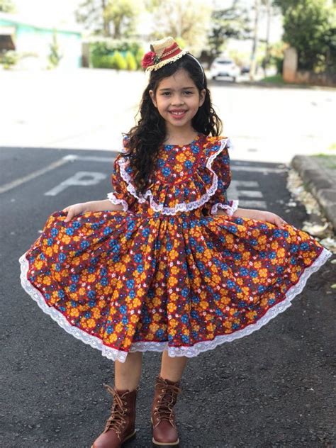 Vestido De Festa Junina 2019 Modelo Infantil E Adultos Tendências