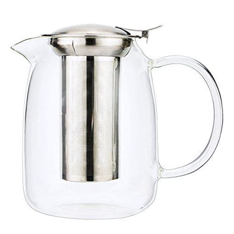 Toyo Glass Teapot With Removable Stainless Steel Infusersimple Brew Loose Leaf Teapot For Iced
